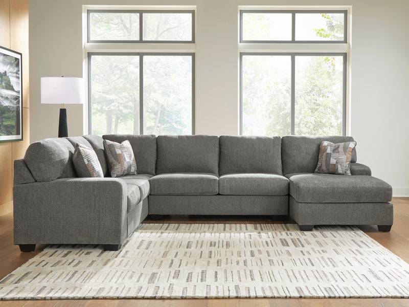 Clarington Greystone 3-Piece Sleeper Sectional with Chaise - PC48405S6