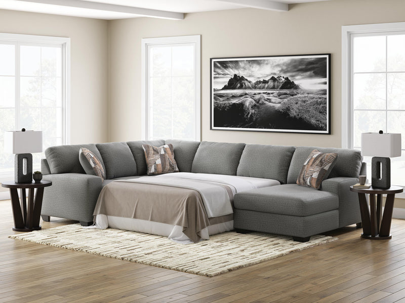 Clarington Greystone 3-Piece Sleeper Sectional with Chaise - PC48405S6