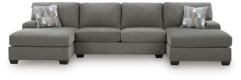 Clarington Greystone 3-Piece Sleeper Sectional with Double Chaise - PC48405S7