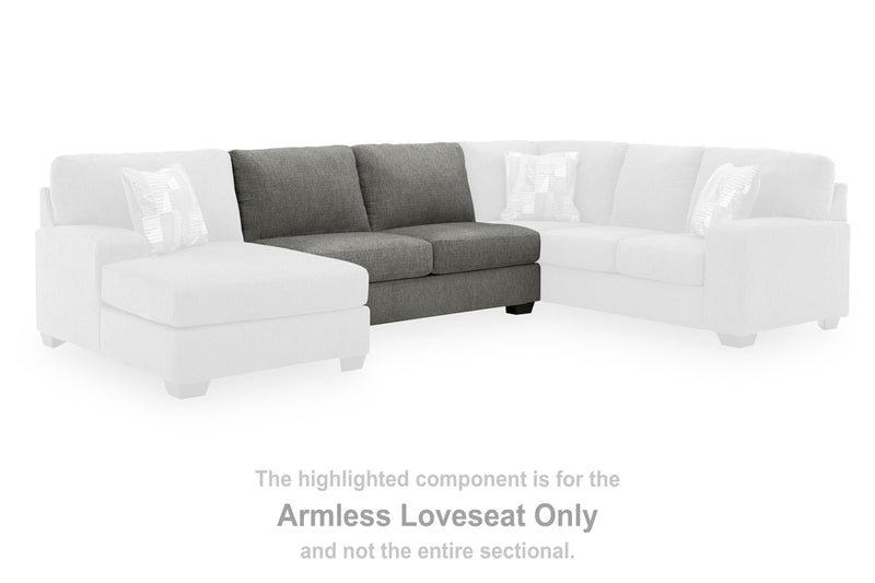 Clarington Greystone Armless Loveseat - PC4840534