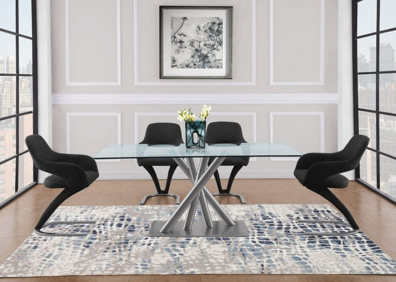 Claude Black Dining Set - Gate FurnitureDining Room Set