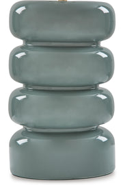 Clayard Gray Blue Table Lamp - L100964