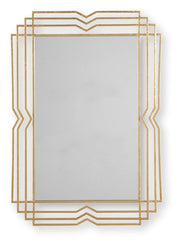Claybrook Gold Finish Accent Mirror - A8010349