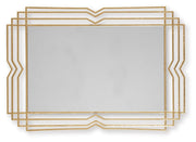 Claybrook Gold Finish Accent Mirror - A8010349