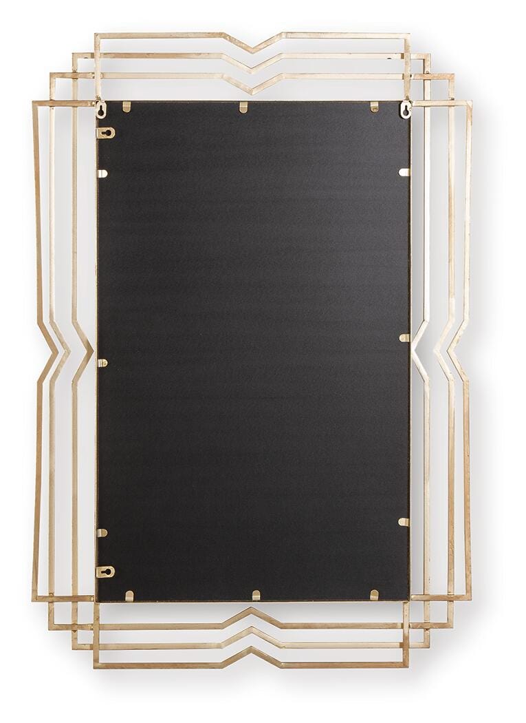 Claybrook Gold Finish Accent Mirror - A8010349
