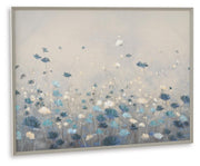 Claydale Gray/Blue/White Wall Art - A8000552