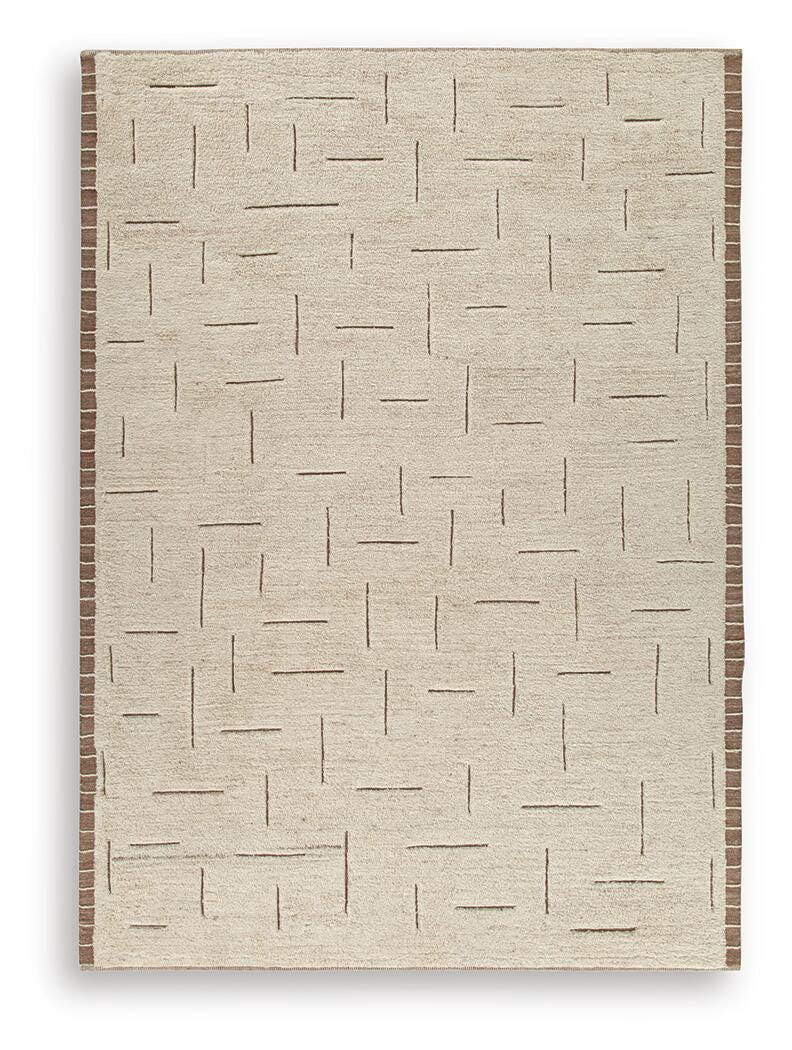 Clayman Beige/Brown Extra Large Rug - R408340