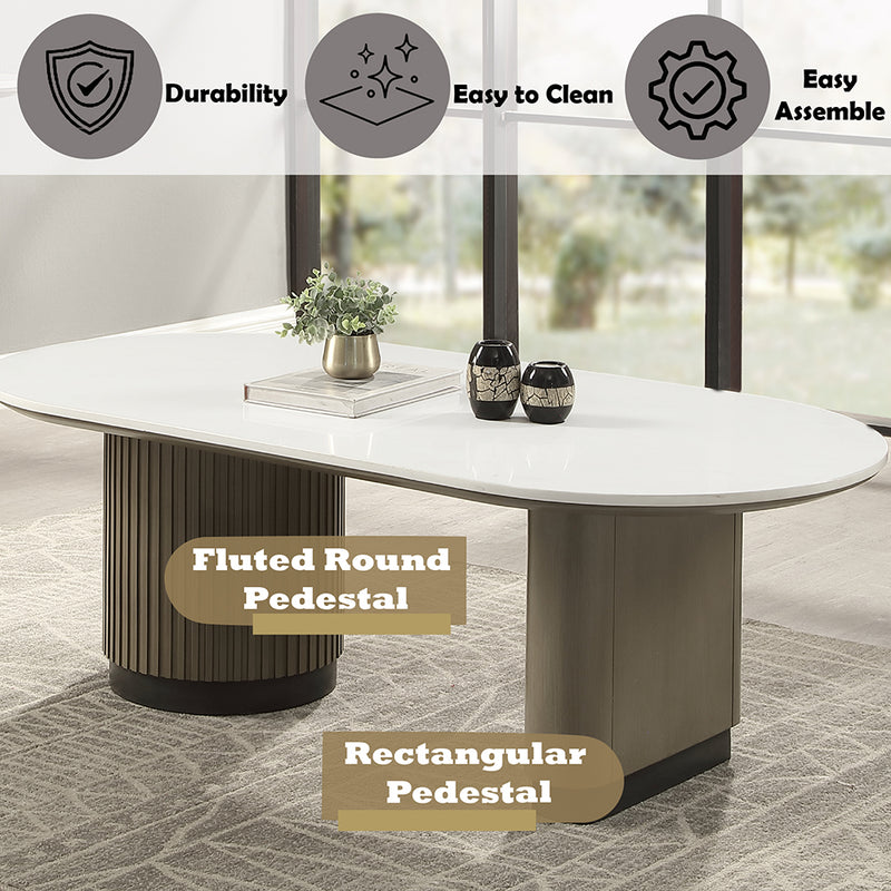 Clayten Coffee Table w/Engineered Top - LV06195