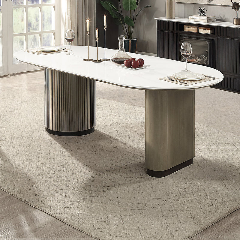 Clayten Dining Table w/Engineered Top - DN06190