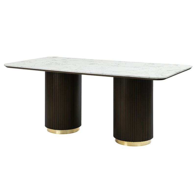 Clayten Dining Table w/Marble Top - DN03940