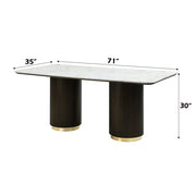 Clayten Dining Table w/Marble Top - DN03940