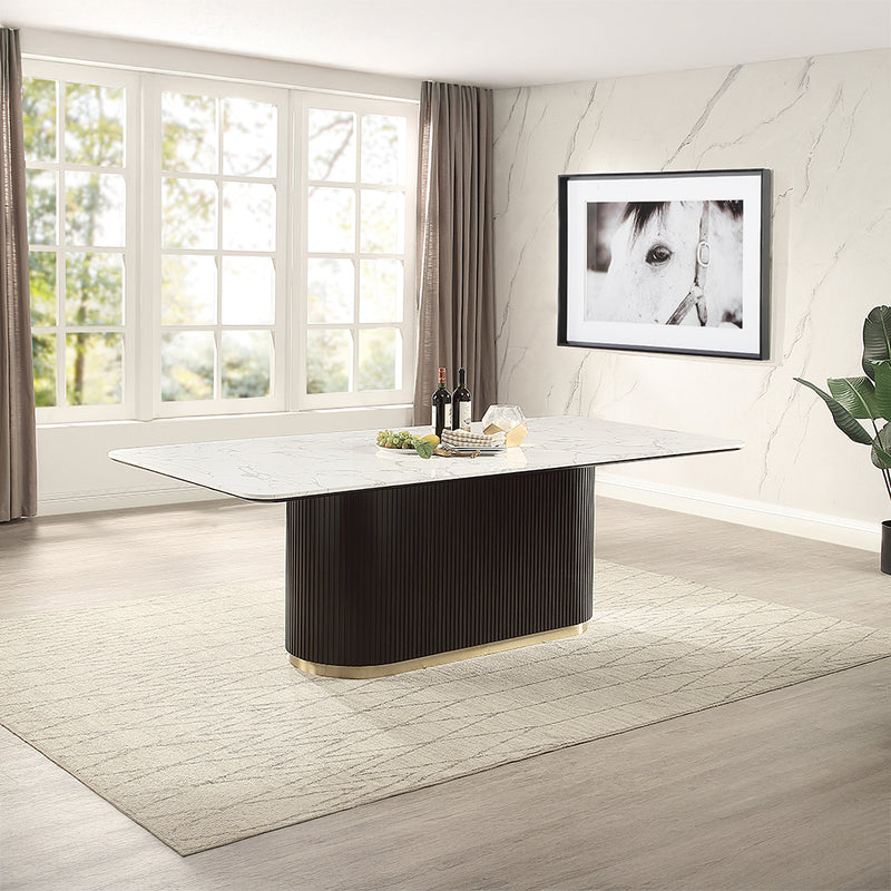 Clayten Dining Table w/Marble Top - DN06160