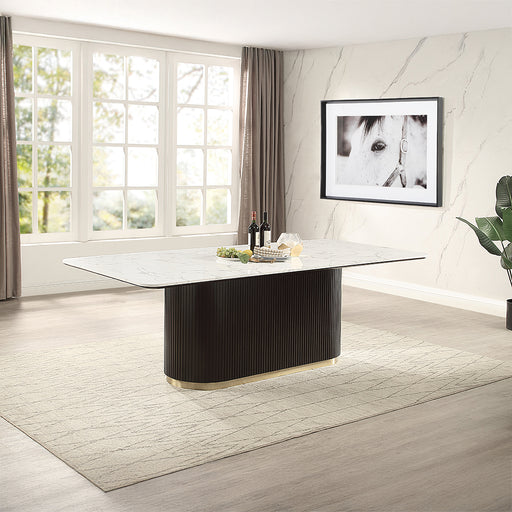 Clayten Dining Table w/Marble Top - DN06160