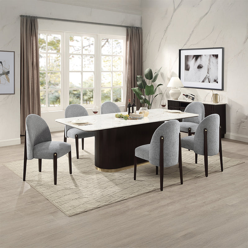 Clayten Dining Table w/Marble Top - DN06160