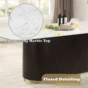 Clayten Dining Table w/Marble Top - DN06160