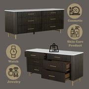 Clayten Dresser w/Marble Top - BD04095