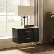 Clayten Nightstand w/Marble Top - BD04093