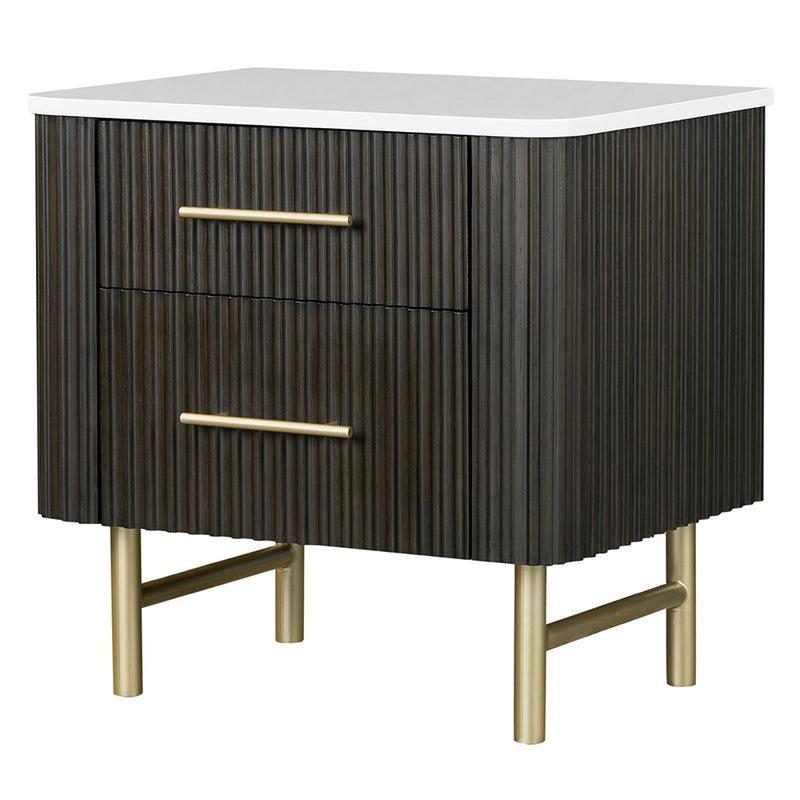 Clayten Nightstand w/Marble Top - BD04093