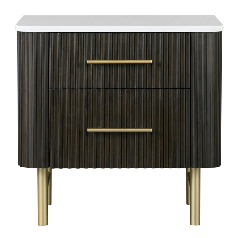 Clayten Nightstand w/Marble Top - BD04093