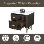 Clayten Nightstand w/Marble Top - BD04093