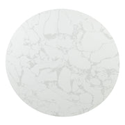 Clayten Round Dining Table w/Marble - DN03950