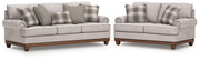Clearbrooke Sofa and Loveseat in Sandstone - PKG021992