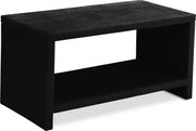 Cleo Velvet Night Stand in Black - CleoBlack-NS