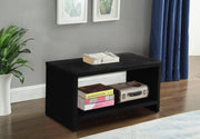 Cleo Velvet Night Stand in Black - CleoBlack-NS