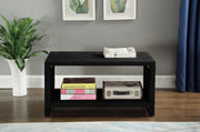 Cleo Velvet Night Stand in Black - CleoBlack-NS