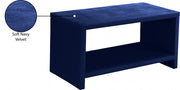 Cleo Velvet Night Stand in Blue - CleoNavy-NS
