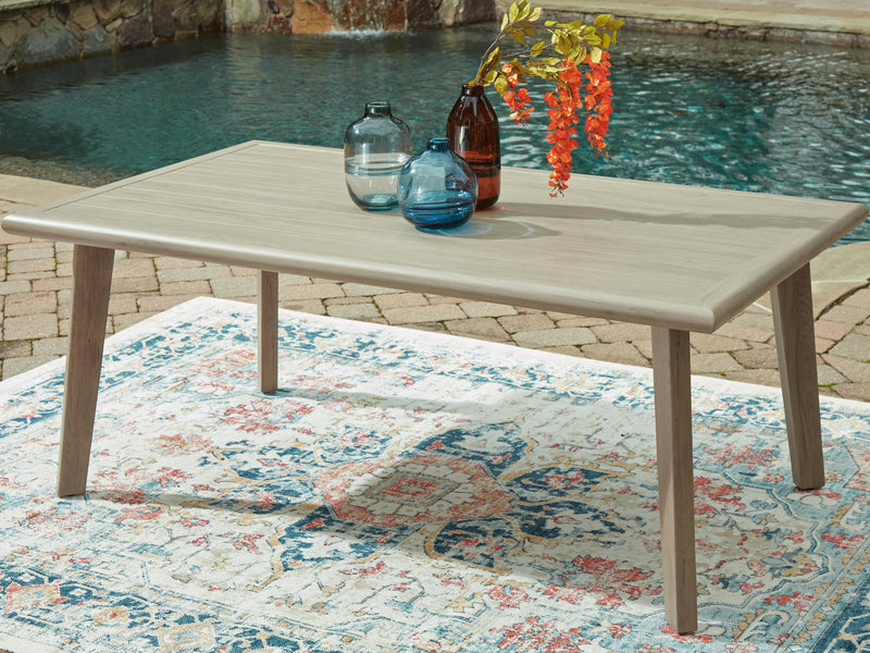Cliff Trails Beige Outdoor Dining Table - PCP690-625