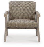 Cliff Trails Beige Outdoor Rocking Lounge Chair - PCP690-821
