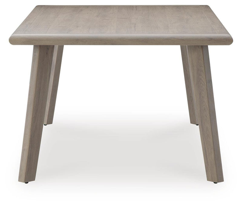 Cliff Trails Outdoor Dining Table and 4 Chairs in Beige - PKG021148