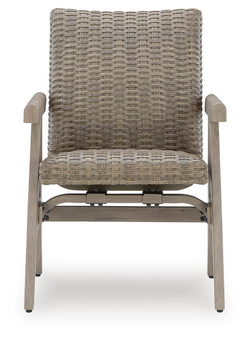 Cliff Trails Outdoor Dining Table and 4 Chairs in Beige - PKG021151