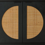 Cliffiings Black/Natural Accent Cabinet - A4000575