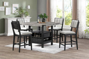 Cline Black/Gray Counter Height Dining Table - Gate FurnitureCounter Height Table