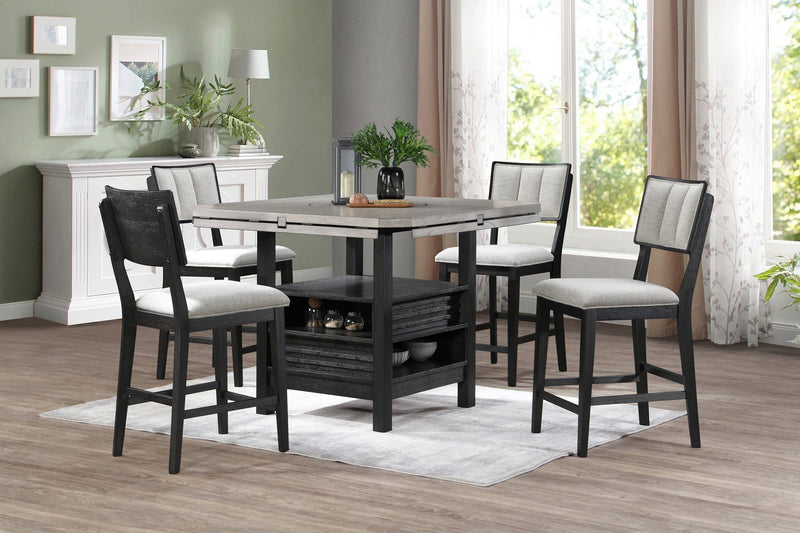 Cline Light Gray Counter Height Dining Set - Gate FurnitureCounter Height Set