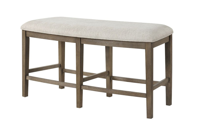 Clive Brown Counter Height Dining Bench - CLIVE-BRWN-CDB