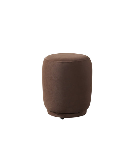 Cloe Coffee Velvet Stool - CLOECOFFEEVL-STO