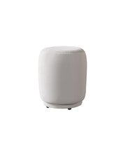 Cloe Ivory Velvet Stool - CLOEIVORYVL-STO