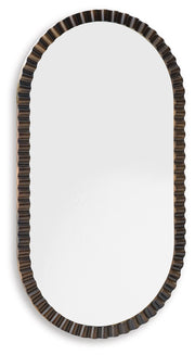 Clorington Dark Brown Accent Mirror - A8010463