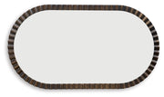 Clorington Dark Brown Accent Mirror - A8010463
