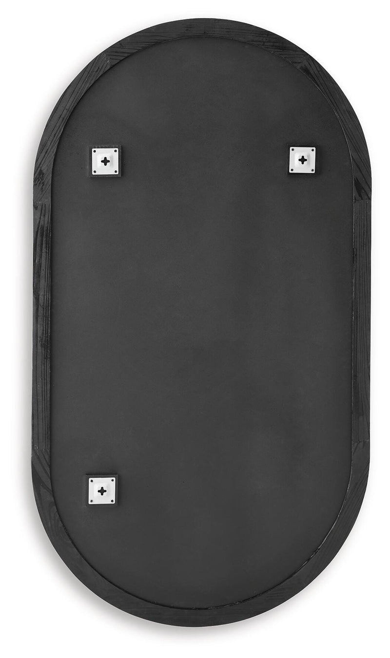 Clorington Dark Brown Accent Mirror - A8010463