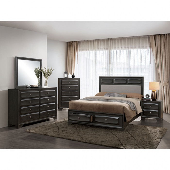 Clotilde Antique Gray Mirror - CM7553M
