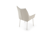 Cloud Table with 1218 swivel grey taupe chairs SET - p13219