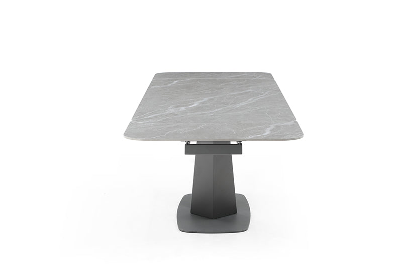 Cloud Table with 1218 swivel grey taupe chairs SET - p13219