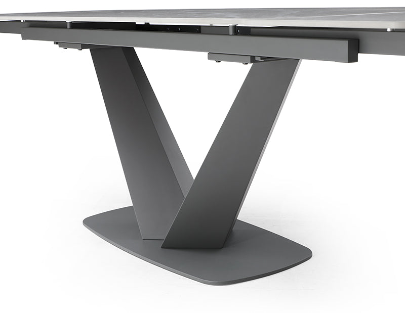 Cloud Table with 1218 swivel grey taupe chairs SET - p13219