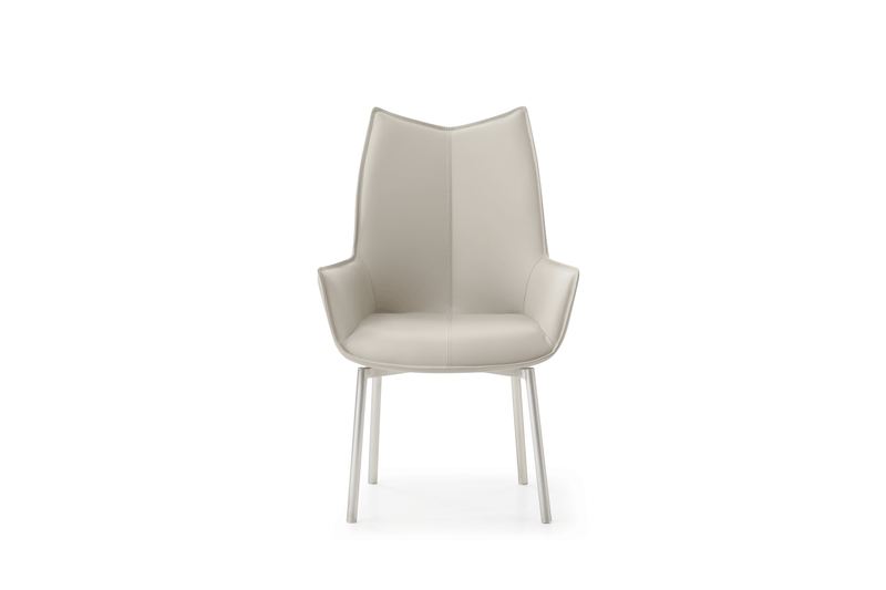 Cloud Table with 1218 swivel grey taupe chairs SET - p13219