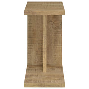 Clower Engineered Wood C-Shaped Sofa Side Table Mango - 930277