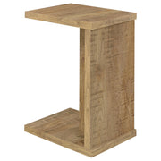 Clower Engineered Wood C-Shaped Sofa Side Table Mango - 930277